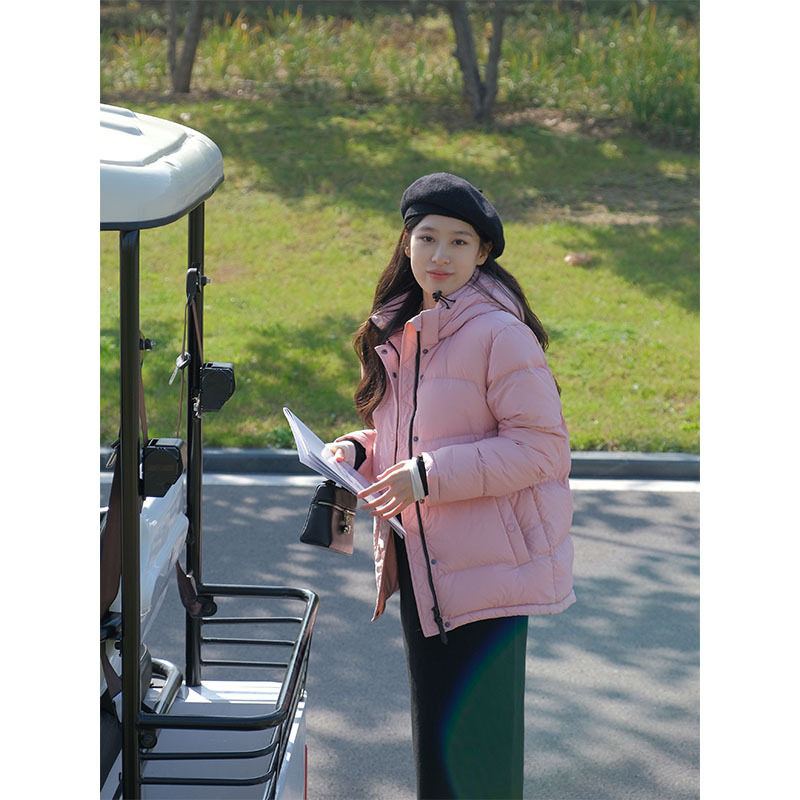 羽皇系列！篙端90白鹅绒服东丽三防加厚保暖连帽面包服羽绒服 冬