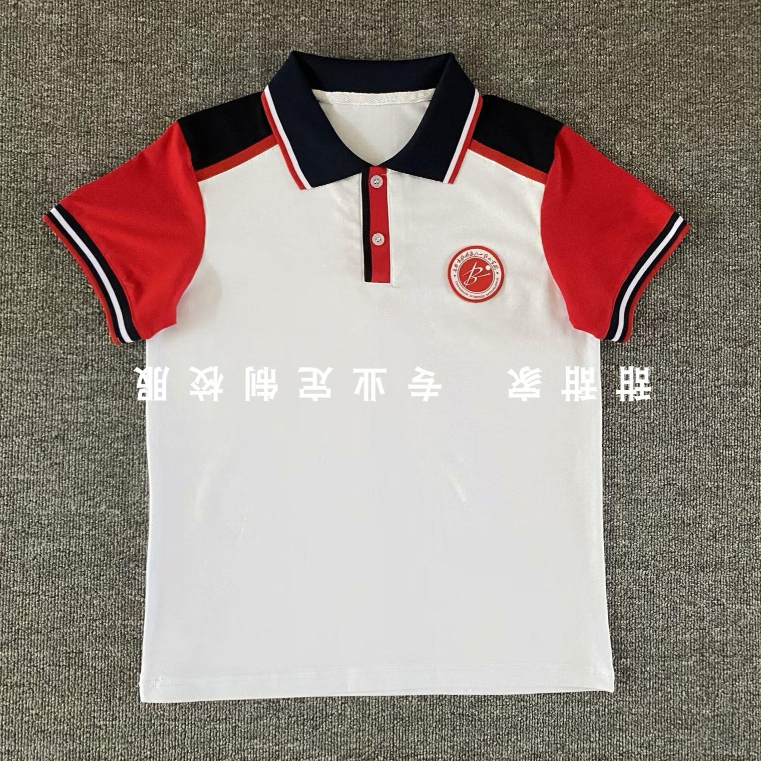 山西长治八一学校校服夏季短袖高中生POLO衫班服夏装T恤