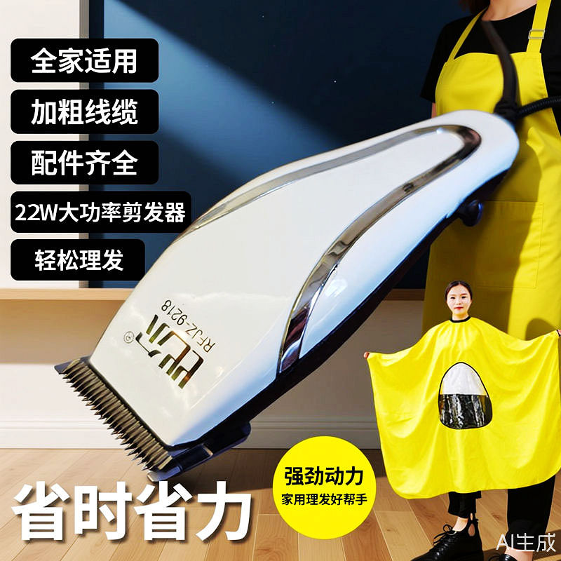 比尔带线电推剪老式插电剪子专业理发器发廊专用男士剃头发大功率