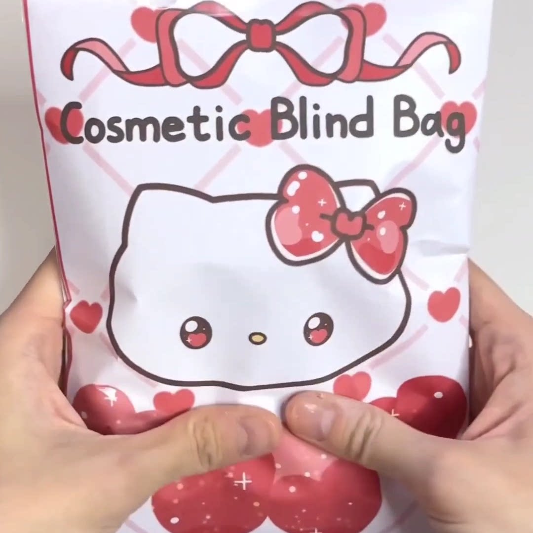 三丽鸥Hello Kitty护肤美容盲袋（非成品）儿童专注力手工