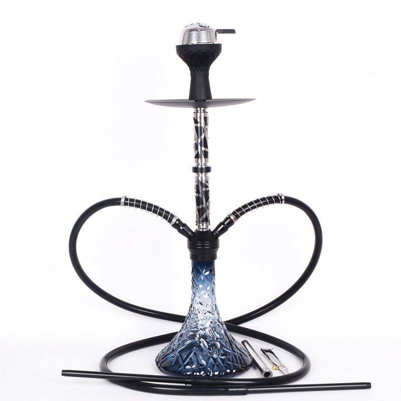 新款阿拉伯水烟全套酒吧水烟壶单双管水烟膏料碳KTV水烟筒hookah