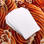 切角书签卡手工书签代拍卡片20张入剪贴薄卡纸贺卡装 饰卡片