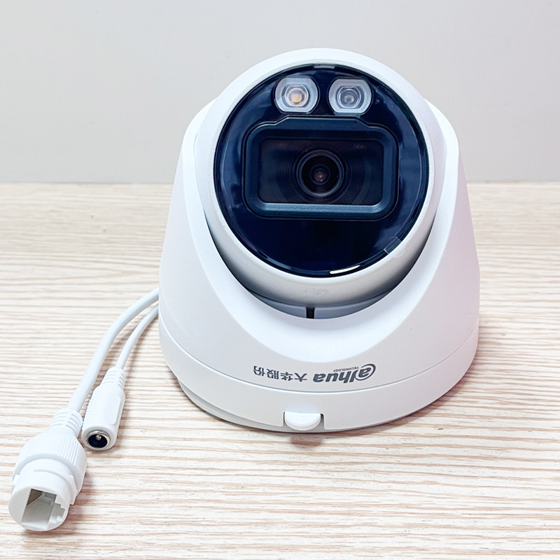 大华DH-IPC-HDW1433V-A-IL双灯400万POE高清半球网络摄像机可录音