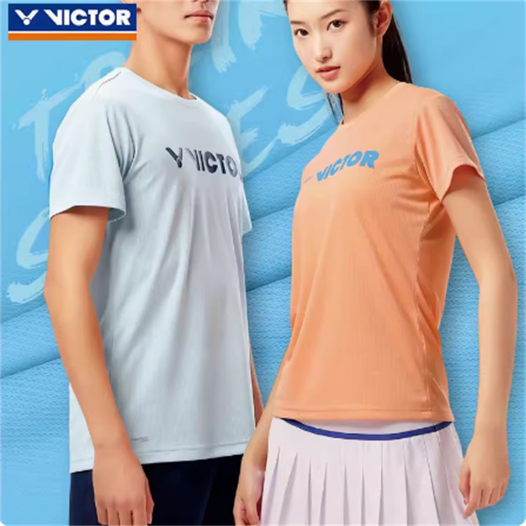 官方正品2026新款victor胜利羽毛球服短袖T恤男女款专业比赛训练,运动/瑜伽/健身/球迷用品,羽毛球上装,淘宝优惠券,粉丝福利购,淘宝优惠卷