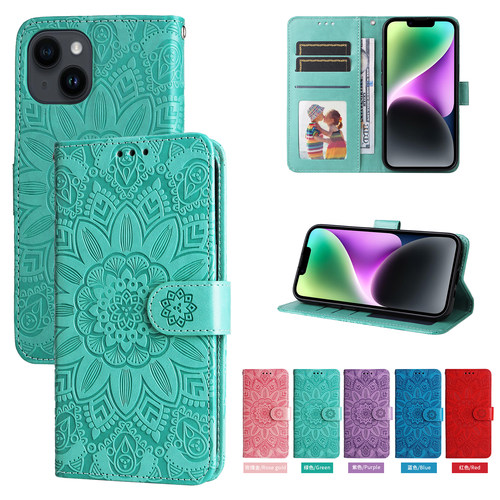 适用于三星Galaxy A10 M10 A20 A30 A20E A40 A50S A70 A30S纯色花色防摔插卡钱包支架电话手机壳皮套