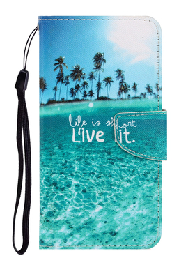 适用于 三星Galaxy A14 4G 5G SM-A146P SM-A145F 卡通花卉防摔多卡插卡钱包支架手机壳全包