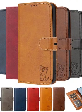 适用于小米POCOM6PRO4G C75 5G X3 NOTE10PRO X5 X6 M3 12T 13T C65 C55 M5s卡通防摔插卡钱包支架手机壳