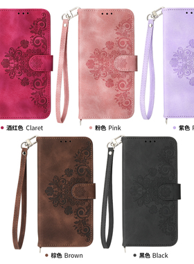 适用于小米POCOX5PRO M6PRO 5G X3 NOTE10PRO X5 X6 M3 12T 11T C65 C55 CC9 M5s纯色防摔插卡钱包支架手机壳