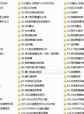 单片机c语言教程400个例子毕业资料仿真keil电子琴抢答器救护车等