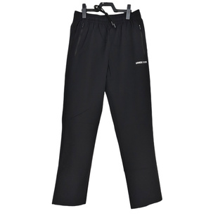 鸿星尔克男速干直筒长裤2025年秋季新款薄款修身百搭休闲运动裤男