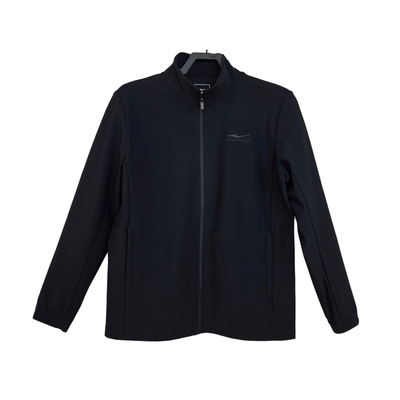 鸿星尔克男立领拉链休闲运动外套