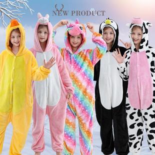 冬法兰绒情侣爱情公寓卡通动物史迪仔如厕版儿童连体睡衣珊瑚绒