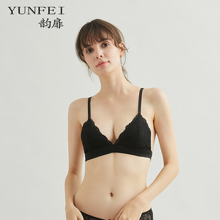 蕾丝胸罩小胸真丝内衣女 韵扉桑蚕丝文胸女性感美背薄款