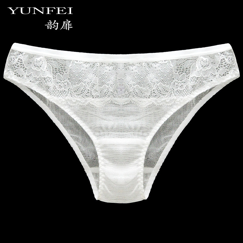 韵扉真丝性感女士内裤透明网纱低腰裤头2025春夏少女薄款三角内裤,女士内衣/男士内衣/家居服,女三角裤,淘宝优惠券,粉丝福利购,淘宝优惠卷
