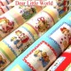 World方块手帕女孩quiltgate拼布艺服装 日本进口Dear Little 面料