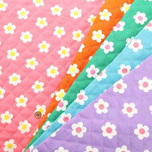 50cm日本进口夹棉小花105cm手工DIY拼布艺服装连衣裙衬衫面料