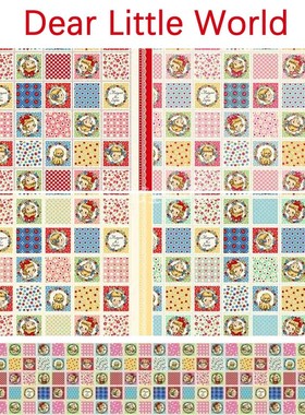 日本进口Dear Little World玛格丽特索菲亚quiltgate拼凑布料现货