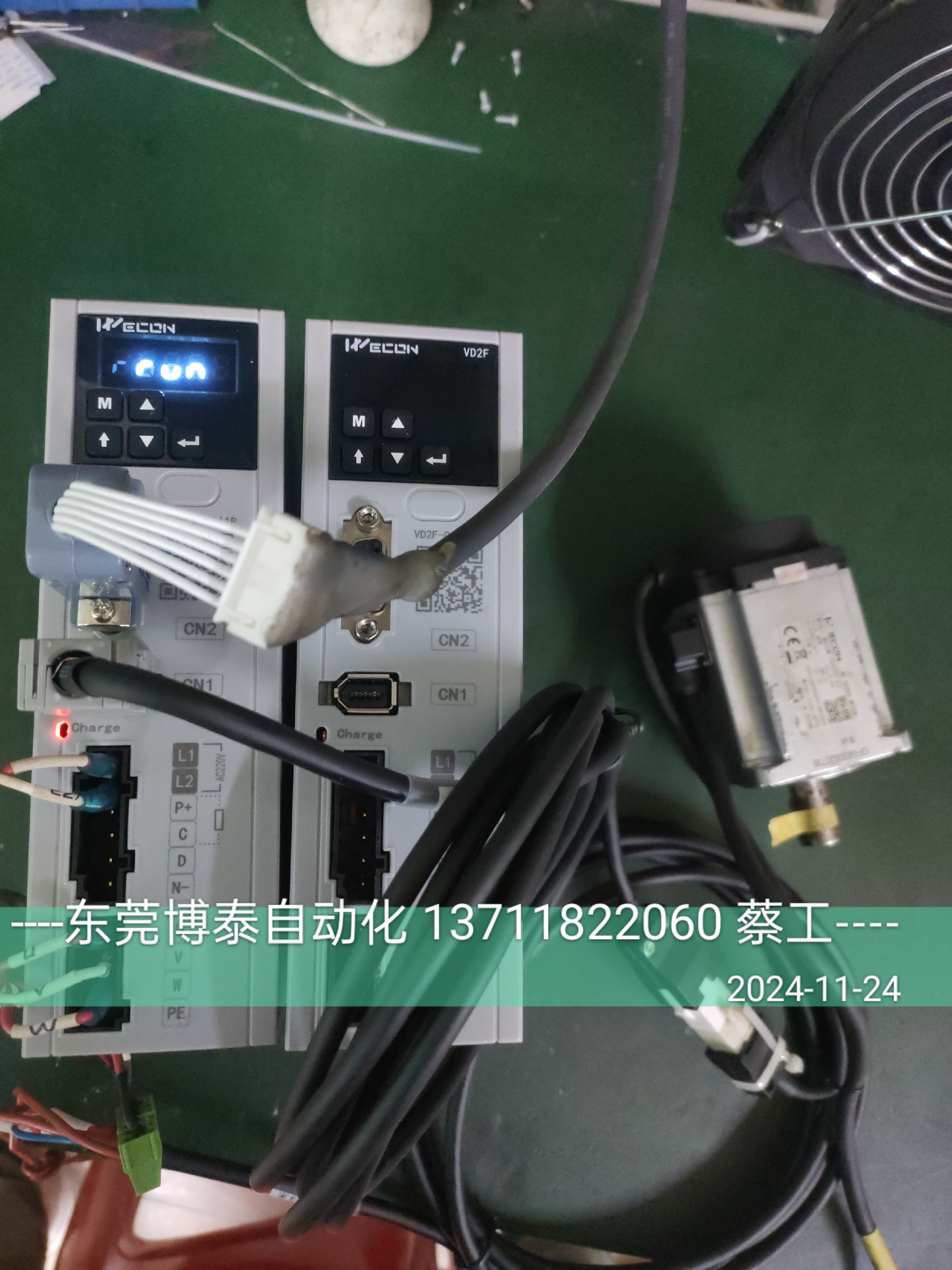 东莞数控维修 维控 WECON 伺服驱动器维修 VD2F VD2F-010SA1P快修