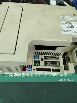 东莞数控维修 三菱M64系统 上电显示8修复 FCA64S 电脑锣CNC修理