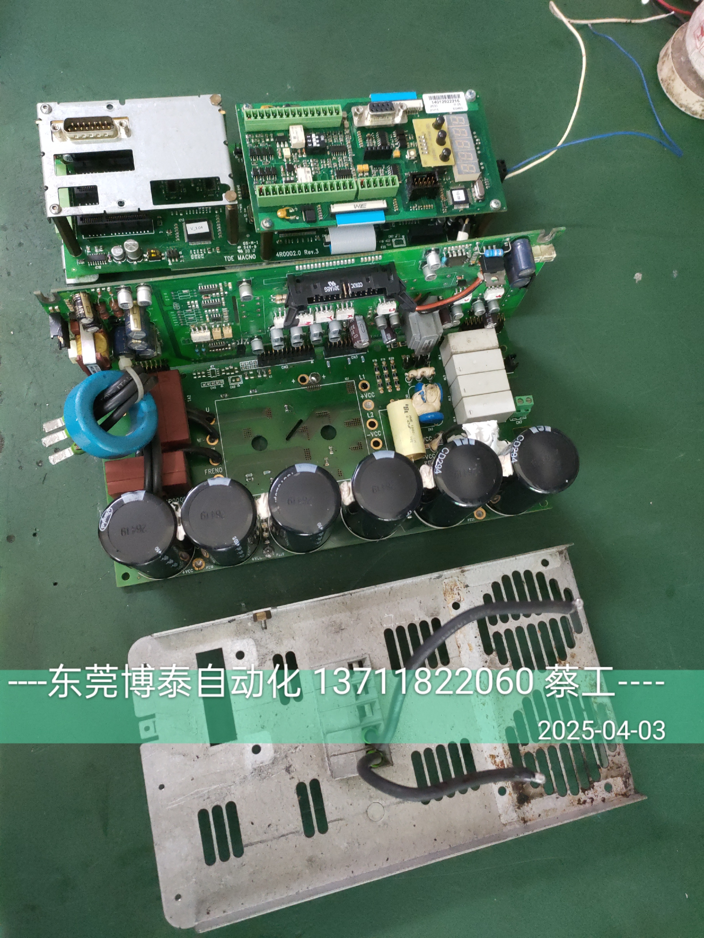 意大利TDE MACNO CNC钻攻机主轴变频器维修伺服驱动器OPDEV-032A