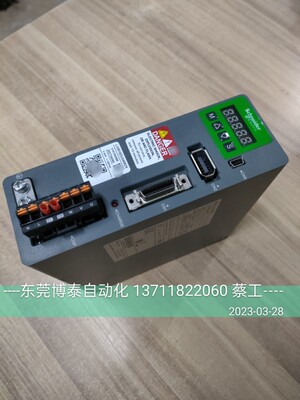施耐德伺服驱动器 LEXIUM 16 LXM16DU04M2X 成色充新 400W 包好
