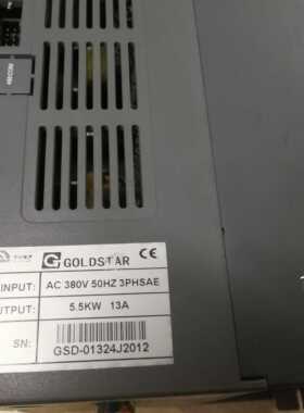 二手拆机变频器 GOLDSTAR GS600L 380V 5.5KW 二手变频器 GSD