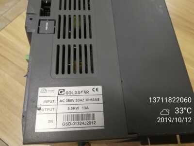 二手拆机变频器 GOLDSTAR GS600L 380V 5.5KW 二手变频器 GSD