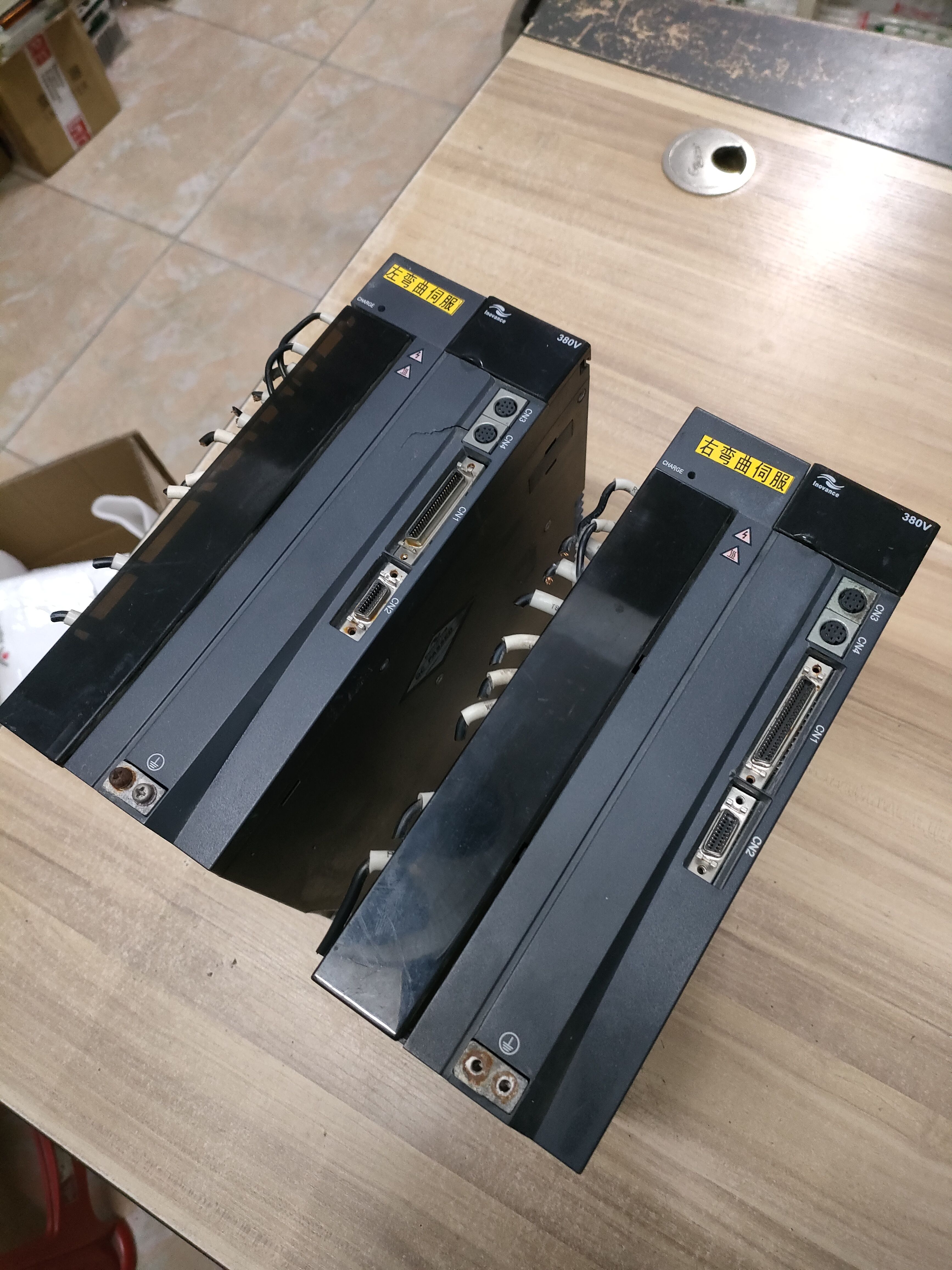 汇川 左弯曲伺服 右弯曲伺服 7.5KW IS500AT017I-212包好成色一般