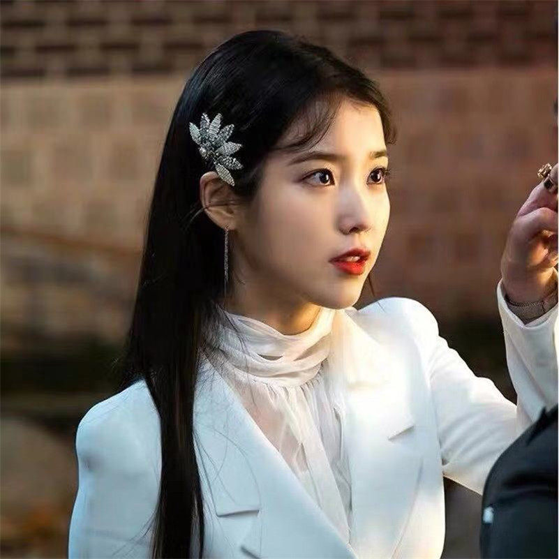 张满月同款德鲁纳酒店iu发夹汉服古装发簪头饰少女写真边夹发饰女