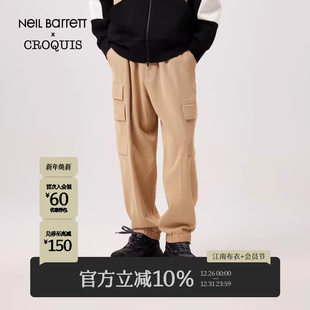 速写男装 Barrett联名 春秋新款 休闲长裤 裤 束脚宽松工装 Neil