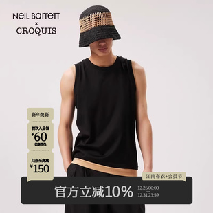 春秋新款 速写男装 Barrett联名 简约休闲纯色潮流套头背心 Neil