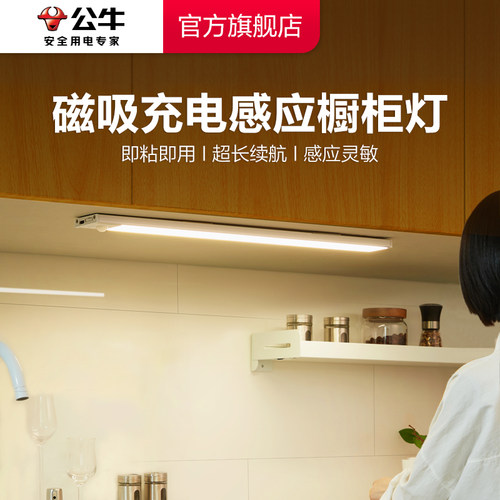 公牛充电橱柜灯led感应灯