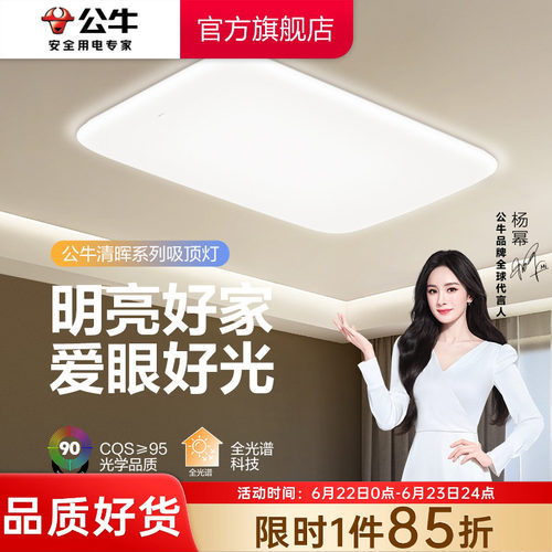 【政府补贴】公牛LED客厅吸顶灯