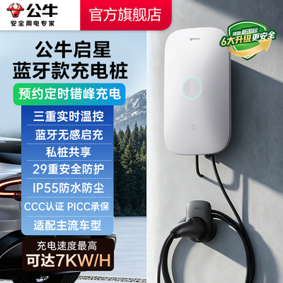 公牛电车启星款充电桩特斯拉