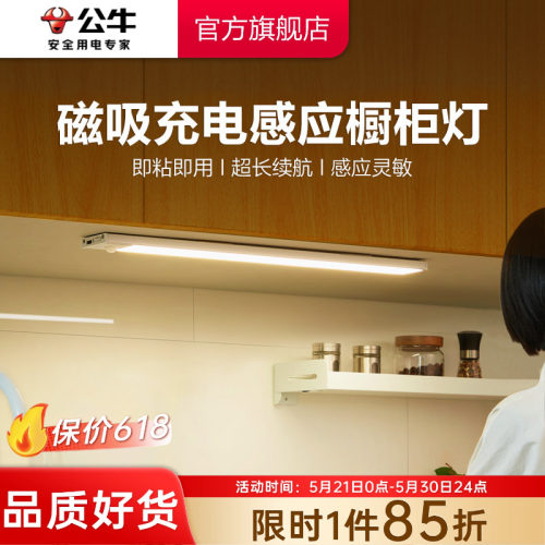 公牛充电橱柜灯led感应灯