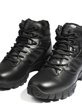 正品君洛克V底低帮作战靴透气靴男特种兵战术靴春秋陆战靴子 vibr