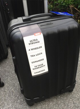 Ts正品防刮花拉杆箱万向轮纯pc外贸超轻旅行登机行李箱子男女20寸