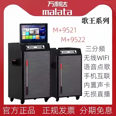 万利达户外声卡三分频视频音响