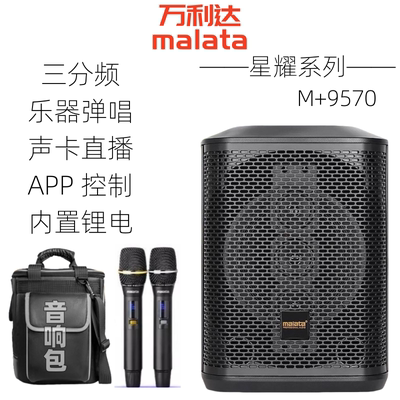 万利达9570星耀系列户外便携路演音响萨克斯吉他弹唱专业乐器音箱