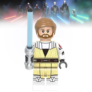 星球大战G0057欧比旺克诺比绝地武士第三方积木人仔男孩益智玩具