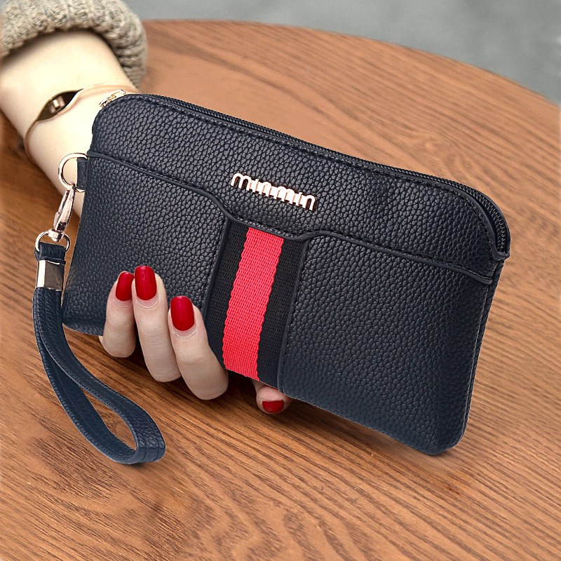 2023新款女式小手包韩版多隔层手腕包休闲手拿包手机零钱包买菜包