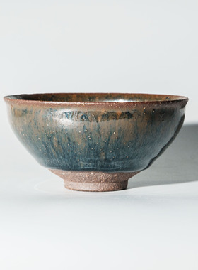 五里亭编码68070建盏主人杯尺寸9.4x4.5粗胎香炉鬲金沙银丝毫