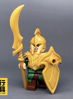 Brickwarriors 兼容第三方人仔精灵头盔盔甲武器盾牌中古MOC