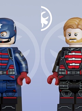 Chipchipcustom 定制第三方人仔 美国密探 雷霆特攻队 积木