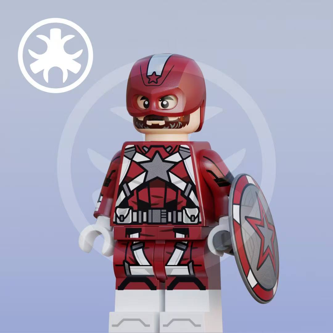 预售定金 chipchipcustom 定制第三方人仔 红色守卫者 黑寡妇积木