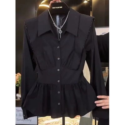 设计感法式上衣时尚百搭气质衬衣