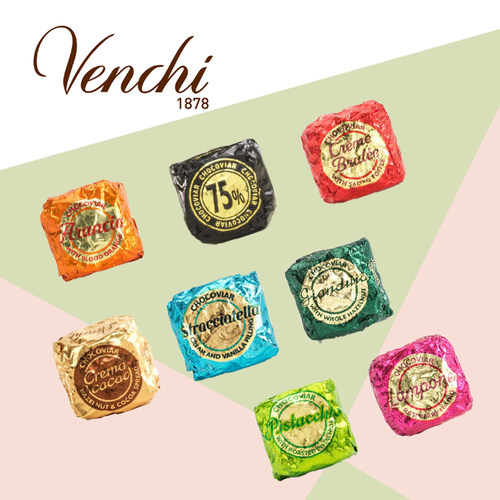 Venchi闻绮75%鱼子酱型巧克力