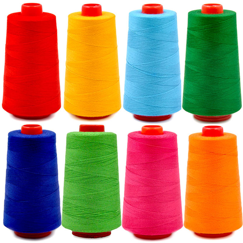 黑白彩三股箱包缝被子用线