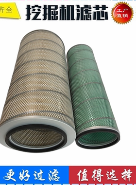 561-02-62330 P127308 AF1921M适配日立挖掘机空气滤芯