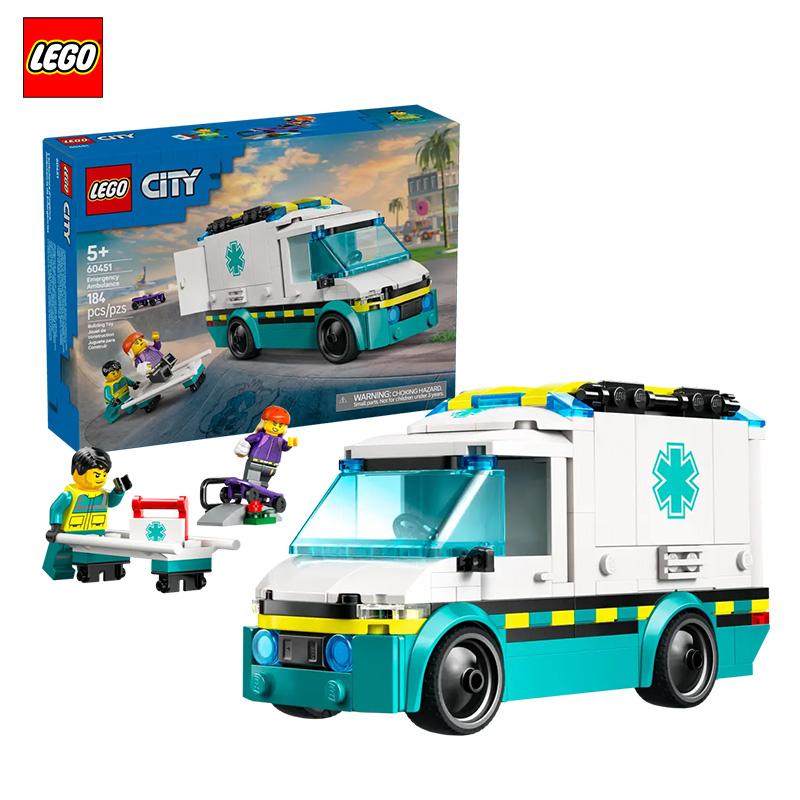 LEGO乐高60451城市紧急救护车